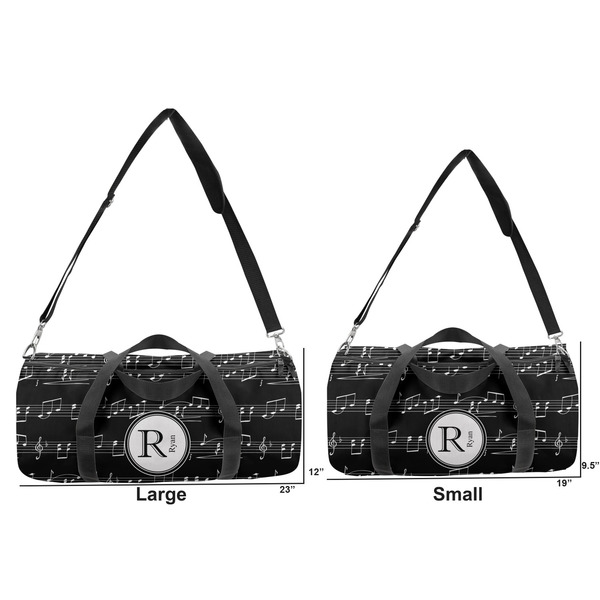 Musical Notes Duffle Bag Small and Large