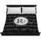 Musical Notes Duvet Cover - King - On Bed - No Prop