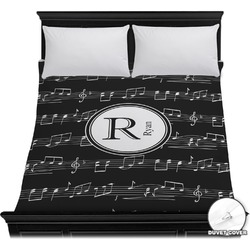 Musical Notes Duvet Cover - Full / Queen (Personalized)
