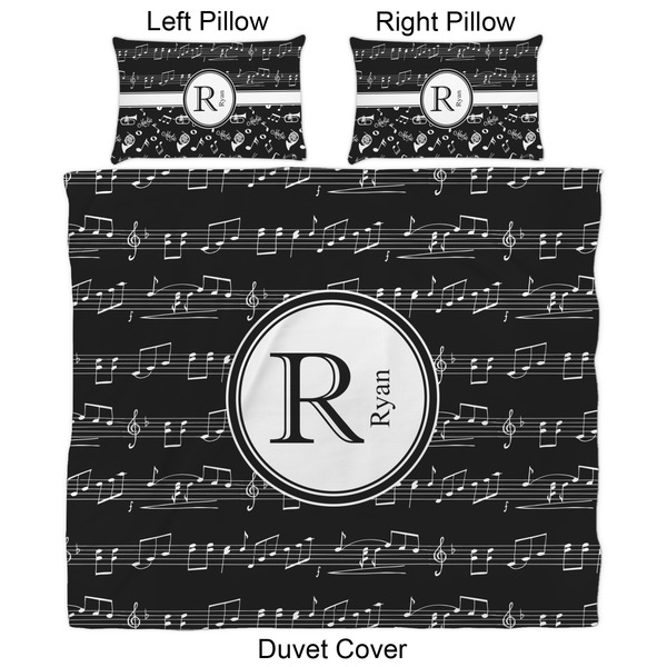 Musical Notes Duvet Cover Set - King - Approval