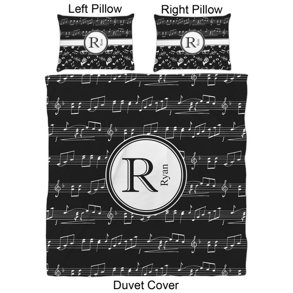 Musical Notes Duvet Cover Set - Queen - Approval