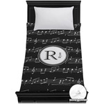 Musical Notes Duvet Cover - Twin XL (Personalized)