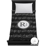 Musical Notes Duvet Cover - Twin (Personalized)