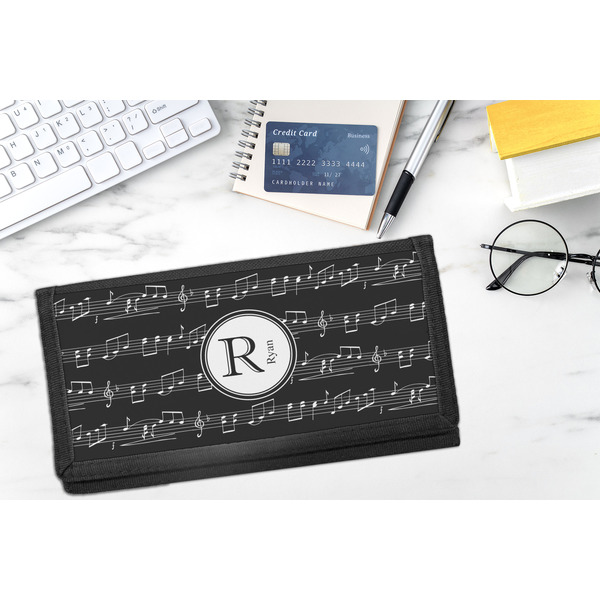 Musical Notes DyeTrans Checkbook Cover - LIFESTYLE