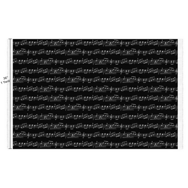 Musical Notes Fabric Full Yard