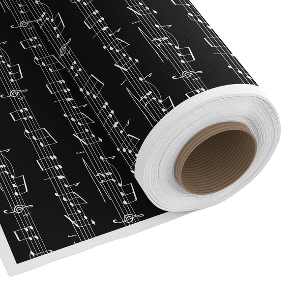 Custom Musical Notes Fabric by the Yard - Spun Polyester Poplin
