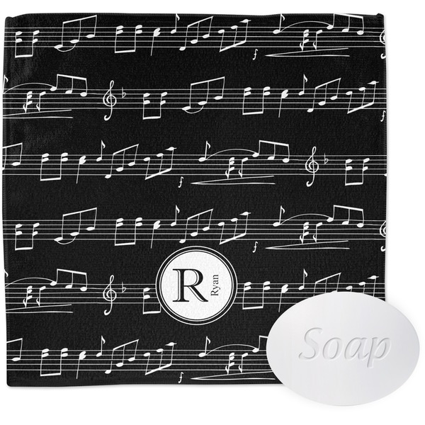 Custom Musical Notes Washcloth (Personalized)
