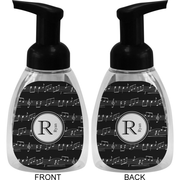 Musical Notes Foam Soap Bottle (Front & Back)