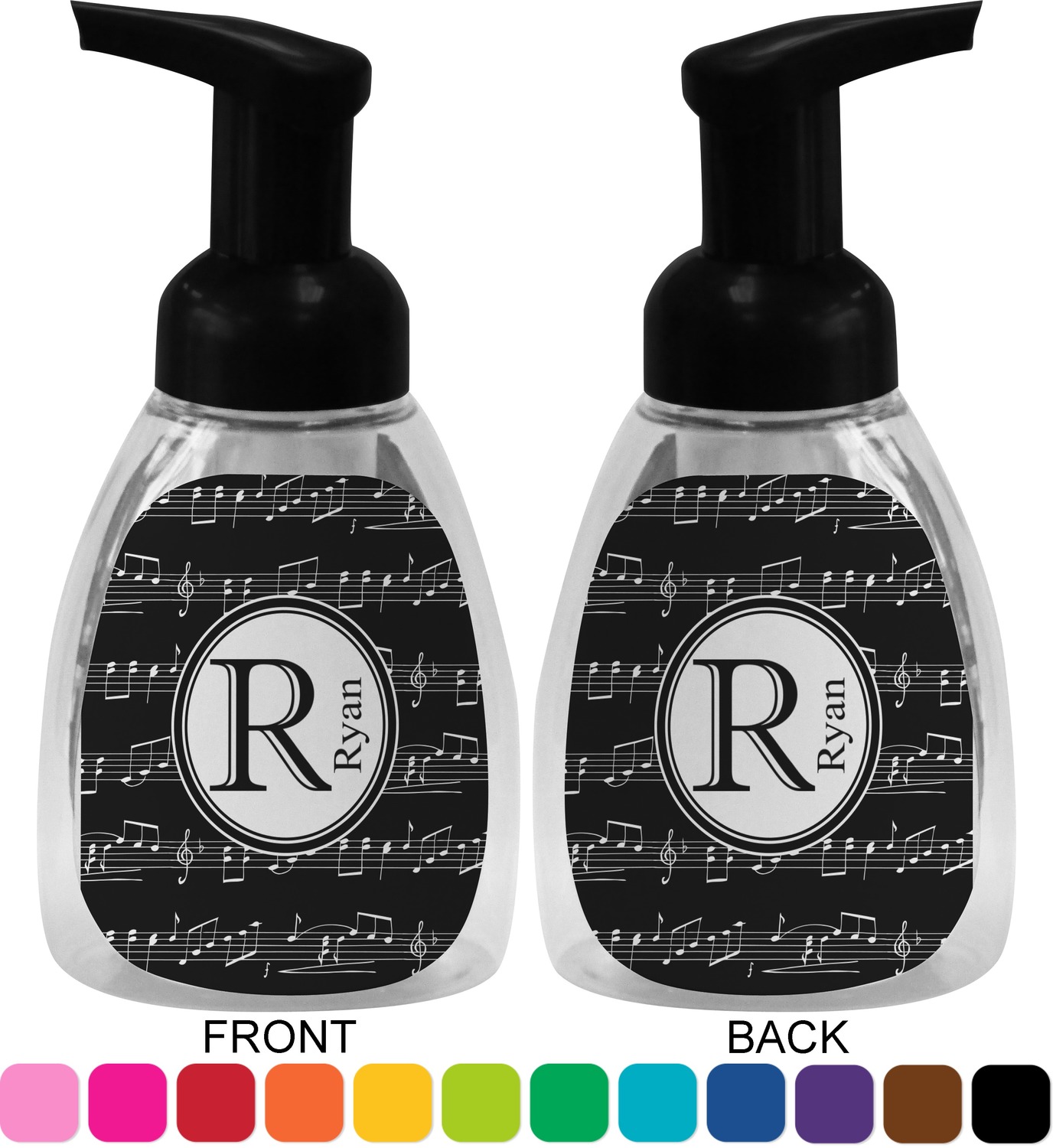 Musical Notes Foam Soap Dispenser (Personalized) YouCustomizeIt