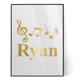 Musical Notes Foil Print (Personalized)