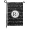 Musical Notes Small Garden Flag - Double Sided w/ Name and Initial