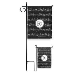 Musical Notes Garden Flag (Personalized)