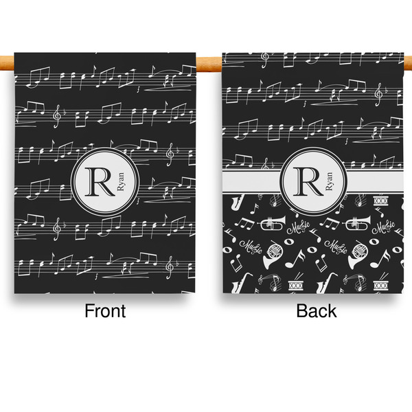 Musical Notes Garden Flags - Large - Double Sided - APPROVAL