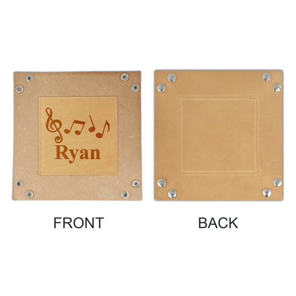 Musical Notes Genuine Leather Valet Trays - APPROVAL