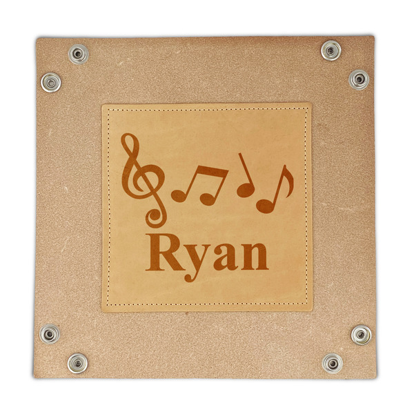 Musical Notes Genuine Leather Valet Trays - FRONT