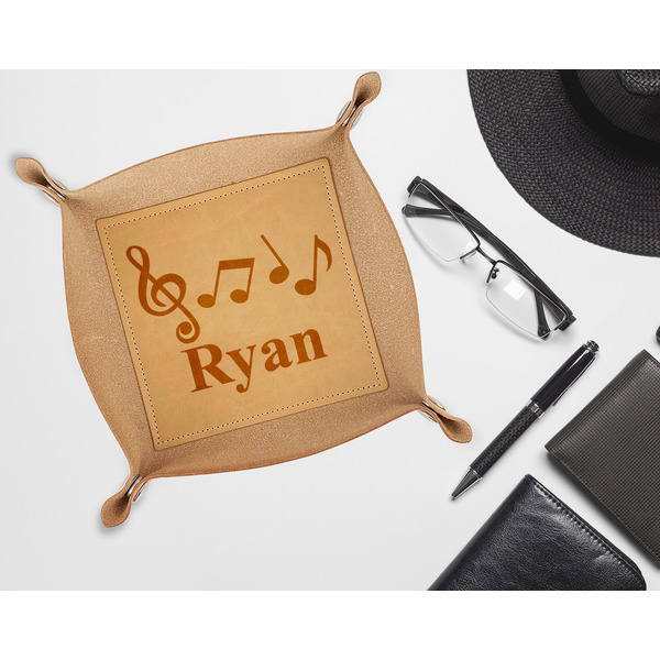 Musical Notes Genuine Leather Valet Trays - LIFESTYLE