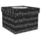 Musical Notes Gift Boxes with Lid - Canvas Wrapped - XX-Large - Front/Main