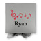Musical Notes Gift Boxes with Magnetic Lid - Silver - Approval