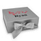Musical Notes Gift Boxes with Magnetic Lid - Silver - Front