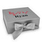 Musical Notes Gift Box with Magnetic Lid - Silver (Personalized)