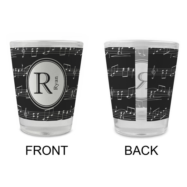 Musical Notes Glass Shot Glass - Standard - APPROVAL