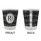 Musical Notes Glass Shot Glass - Standard - APPROVAL