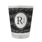 Musical Notes Glass Shot Glass - 1.5 oz - Single (Personalized)