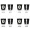 Musical Notes Glass Shot Glass - Standard - Set of 4 - APPROVAL