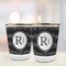 Musical Notes Glass Shot Glass - with gold rim - LIFESTYLE