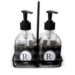 Musical Notes Glass Soap & Lotion Bottle Set (Personalized)