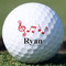Musical Notes Golf Ball - Branded - Front