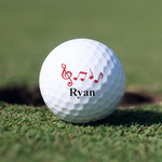 Musical Notes Golf Balls - Non-Branded - Set of 3 (Personalized)