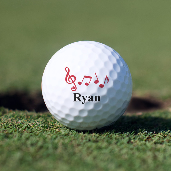 Custom Musical Notes Golf Balls - Non-Branded - Set of 12 (Personalized)