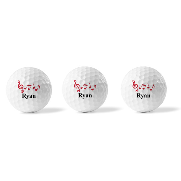 Musical Notes Golf Balls - Generic - Set of 3 - APPROVAL