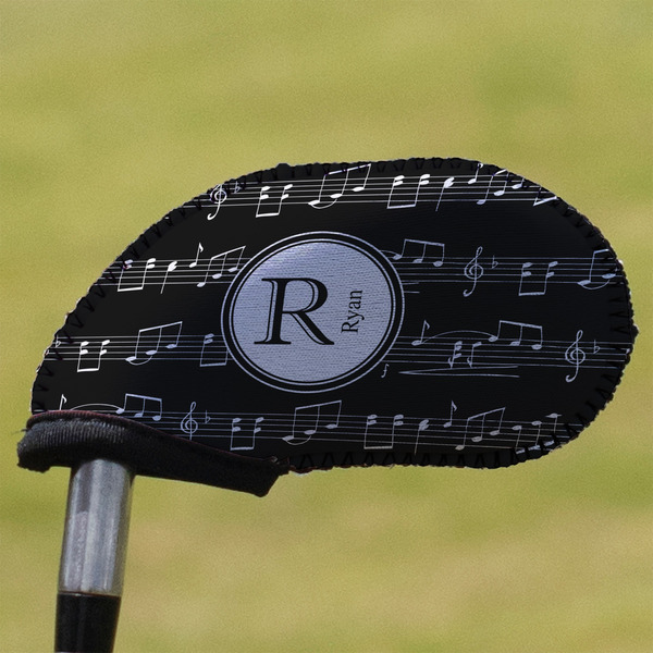 Custom Musical Notes Golf Club Iron Cover (Personalized)