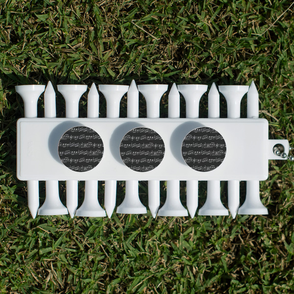 Musical Notes Golf Tees & Ball Markers Set - Back