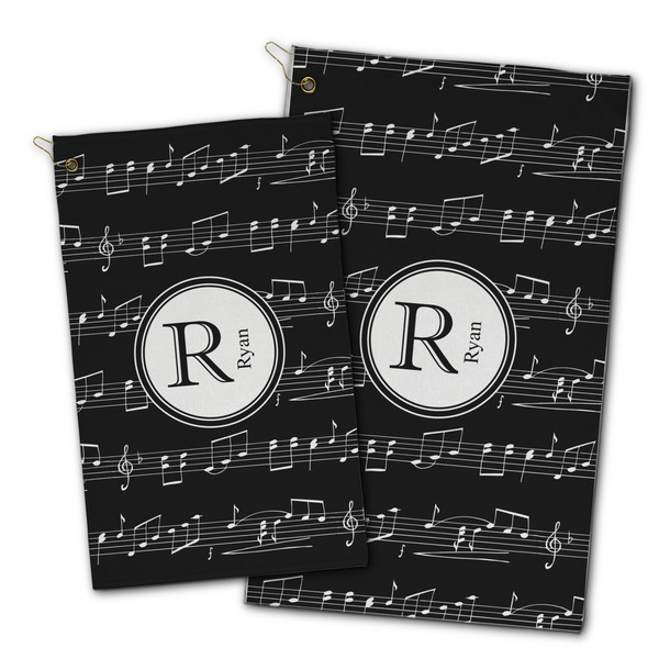Musical Notes Golf Towel - PARENT (small and large)