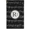 Musical Notes Golf Towel (Personalized) - APPROVAL (Small Full Print)