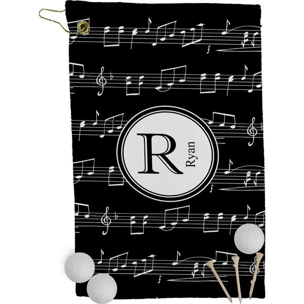 Musical Notes Golf Towel (Personalized)