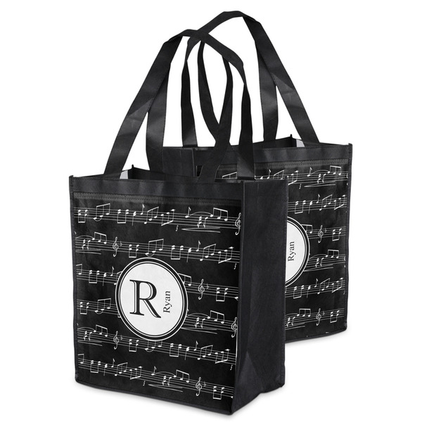 Musical Notes Grocery Bag - MAIN