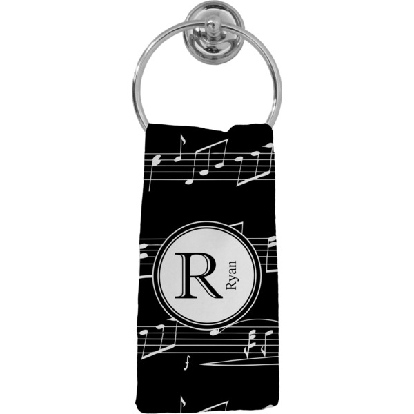Custom Musical Notes Hand Towel - Full Print (Personalized)