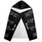 Musical Notes Hooded Towel - Folded