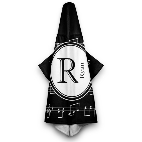 Musical Notes Hooded Towel - Hanging