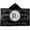 Musical Notes Kids Hooded Towel (Personalized)