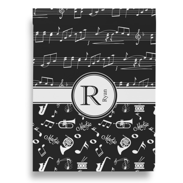 Musical Notes House Flags - Double Sided - BACK