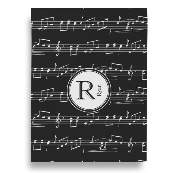 Musical Notes House Flags - Single Sided - FRONT