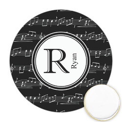 Musical Notes Printed Cookie Topper - 2.5" (Personalized)