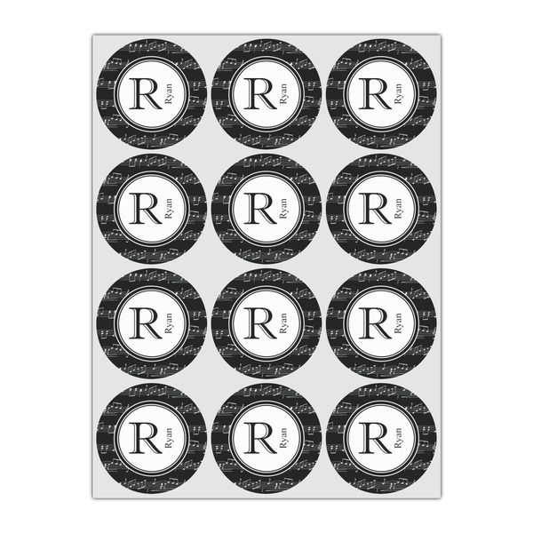 Musical Notes Icing Circle - Small - Set of 12