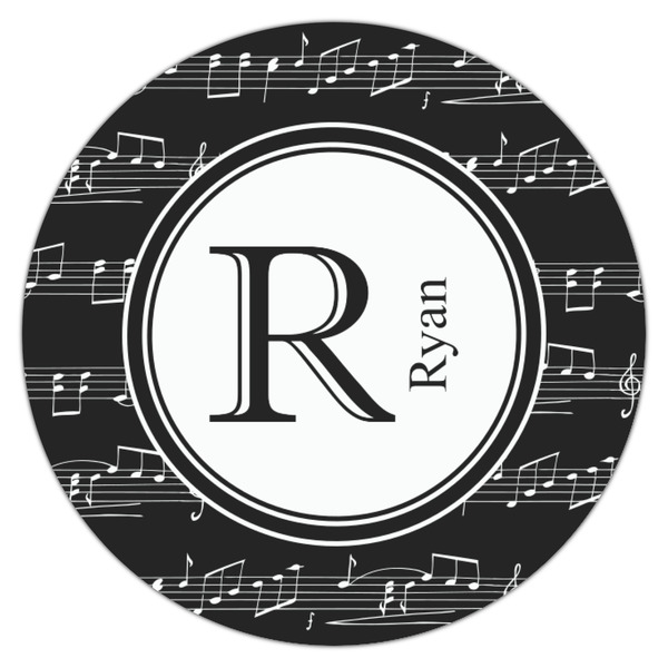 Musical Notes Icing Circle - Small - Single