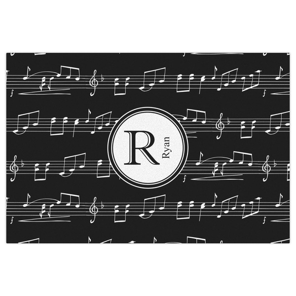 Musical Notes Indoor / Outdoor Rug - 2'x3' - Front Flat